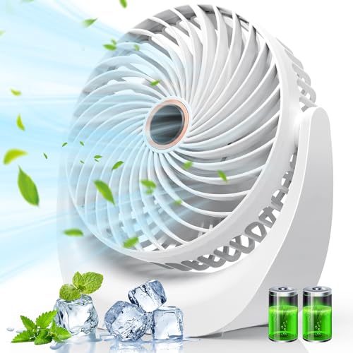 Solace Ventilatore da tavolo,ventilatore USB,mini ventilatore portatile, batteria ricaricabile da...
