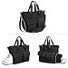 Teamoy Breast Pump Bag Compatible for Spectra S1,S2, Medela and Cooler Bag, Breast Pump Storage Tote with Laptop Sleeve (Up to 14'') for Working Moms, Large Capacity and Multi-Function (Tote -Black)