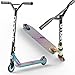 Apollo Stunt Scooter - Genius Pro - Robuster Funscooter mit ABEC 9 Kugellagern, Kickscooter, Tretroller, Roller für Stunts, Trick Roller für Kinder ab 6 Jahre, Rainbow