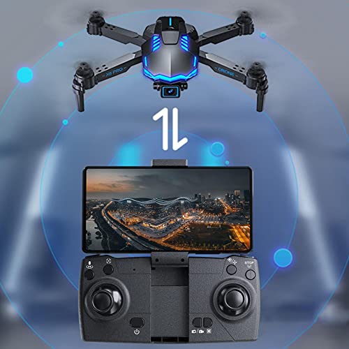 Câmera Drone GPS - Drone GPS dobrável com câmera 4K UHD para adultos - Câmera UHD 15 minutos Tempo d