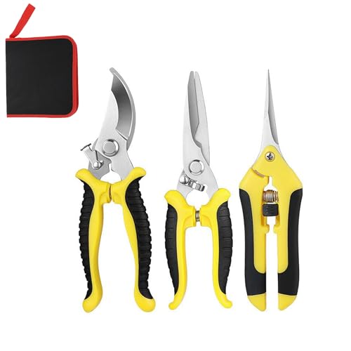 Set de 3 tijeras de poda para jardín YAKUNCL miniatura 1