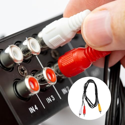 Cable divisor RCA contra interferencias de audio en amplificadores de 5 pies 6