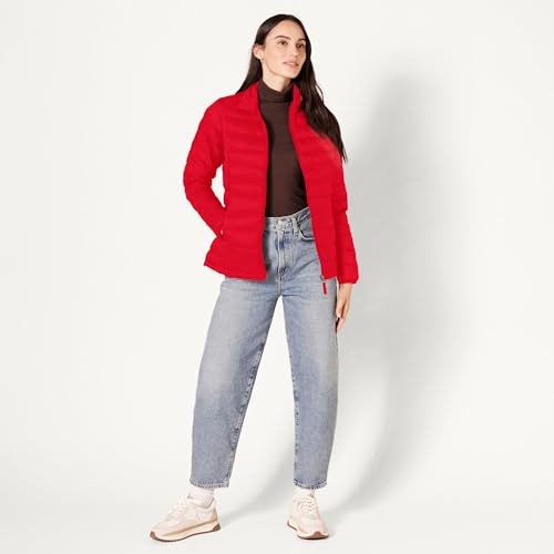 Image of Amazon Essentials Women's Lightweight Long-Sleeve Water-Resistant Packable Puffer Jacket (Available in Plus Size)