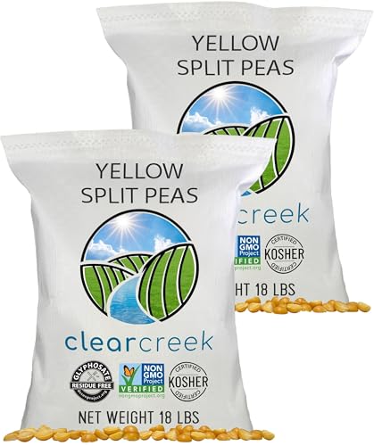 CLEAR CREEK Yellow Split Peas, 36 lb