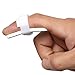 HealthAndYoga™ TipGuard Bendable Finger Splint for Mallet Finger Deformity -Post-Surgical Care- Adjustable Straightener -Trigger Finger Brace - 2 Sizes Set