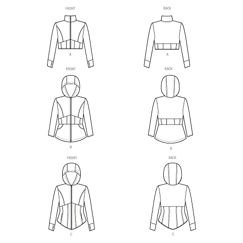 MCCALLS M8366W2 Women's Knit Corset Style Jacket W2 (20W-22W-24W-26W-28W), Multicolour - Image 3