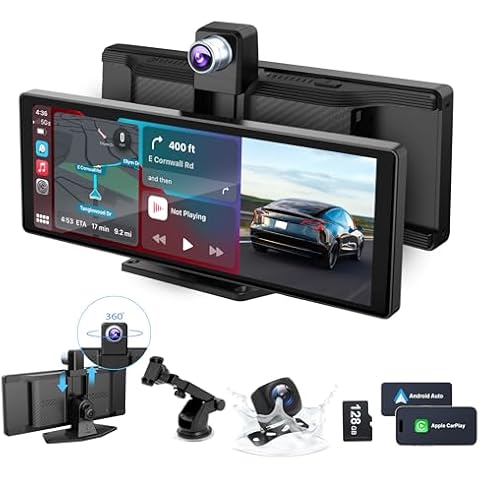 Lyssiefeel Wireless Car Stereo with Touch Screen Cover