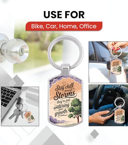 Image of Premium Printed Metal Keychain for Men & Women | High-Definition Artwork Print | Durable Key Ring for Car, Bike, Home & Office Keys | Stylish Decorative Key Holder Gift