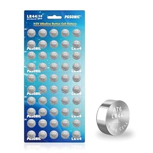 PGSONIC 50 Pack LR44 Batteries, 1.5...