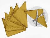 Photo Gallery vargottam giallo home decor vacanze cena biancheria da tavola riutilizzabile tovaglioli set-pacchetto di 6 Photo Gallery vargottam giallo home decor vacanze cena biancheria da tavola riutilizzabile tovaglioli set-pacchetto di 6