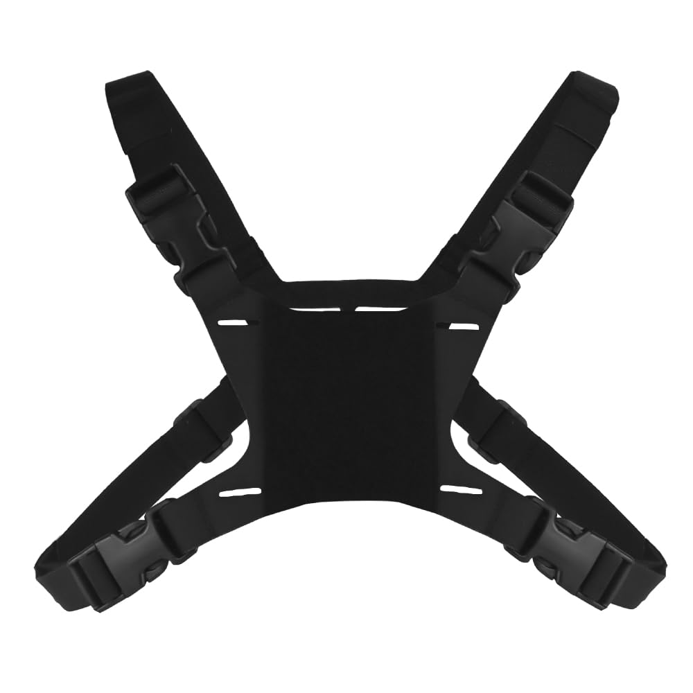 WoSporTTactical Chest Phone Mount Strap, Portable Mobile Phone Navigation Holder Fixing Bracket Map Case Strap Accessory