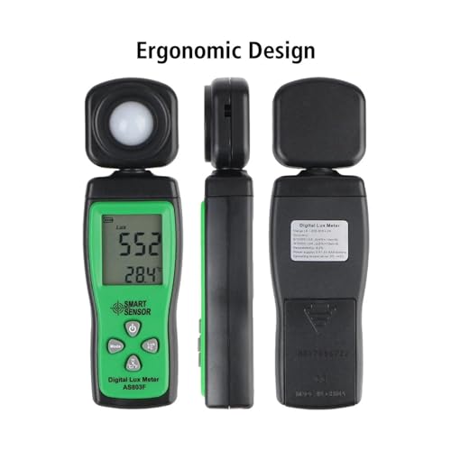 Fotómetro luxómetro medidor de luz universal AS803F con sensor inteligente para pruebas digitales 4