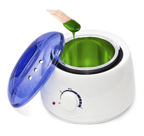 Bdit ACCESORI Scaldacera Elettrico Professionale 100w per Tutti i Tipi di Cera - Controllo della Temperatura Regolabile e Sicurezza Termica Integrata