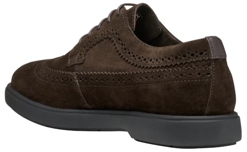 Geox Men's Derby Oxford, Brown, 73