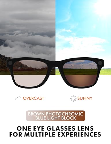 Image of PRO+ Polycarbonate Replacement Lenses Compatible with Ray-Ban Meta Wayfarer RW4006 & Gen 2 RW4012 50mm Sunglasses