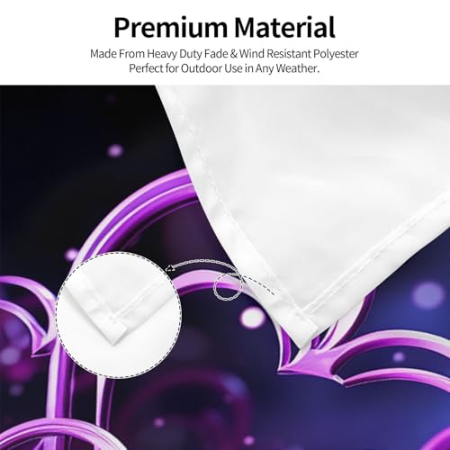 Drapeau de maison double face robuste 1,2x1,8m intérieur extérieur