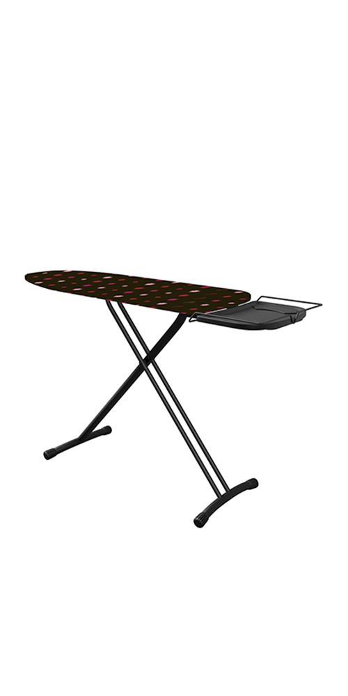Laurastar Strijkhoes universele cover glas, uniek Laurastar design, 131 cm x 55 cm, 100% katoen, praktisch clipsysteem, geschikt voor alle strijkplanken van andere merken, wasmachinebestendig