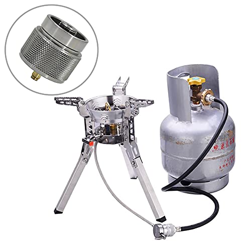Butane To Propane Adapter Camping Stove Adapter Outdoor Hiking Stove Connector For Isobutane Fuel Canister To Screw Gas Cartridge #TOP5