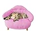 Hundestuhl – Haustiersofa | Eckhundebett | Sofas und Stühle für Hunde | Hundesofabett | Abnehmbare Couch Hundebett Hundesofa Couch | Weicher Haustiercouchstuhl, atmungsaktives Katzennestbett für das W