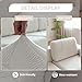 QIANMEW Couch Covers for Sectional Sofa, Washable Stretch Soft Sofa Cushion Covers L Shape Sofa Slipcovers Anti Slip Furniture Decor Protector for Pets (1PC Back Couch Cover,Ivory)