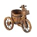 Wooden Bucket Bike Planter