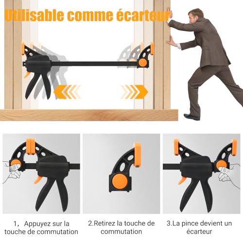 Serre joint menuisier pour fabriquer et assembler vos meubles en bois