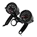 DAUERHAFT Universal Motorcycle Odometer Speedometer, Digital LED Odometer and Tachometer, Retro Modified Instrument Accessory for Car Tractors Trucks Motorcycles Boats Yachts