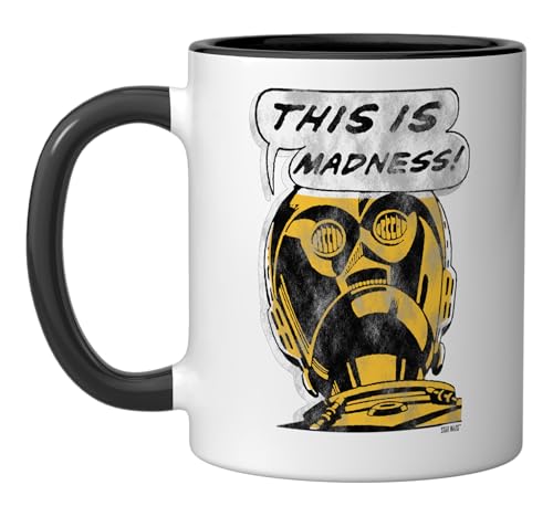 Star Wars C-3PO Taza Cerámica Negro/Blanco miniatura 1