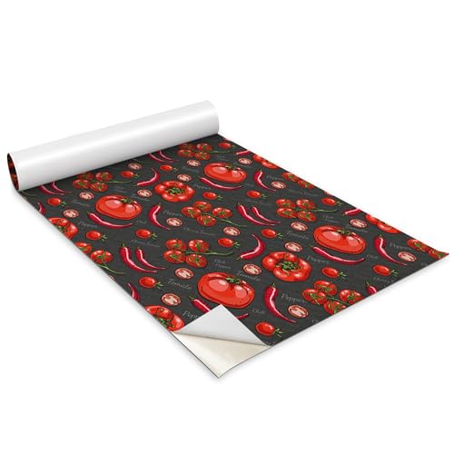Papel pintado mate lavable autoadhesivo para muebles de cocina 100x50 cm 2