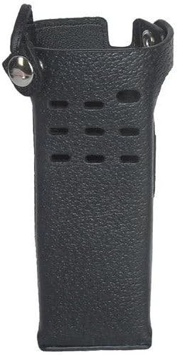 Leather Carry Case Compatible with M398LC6F-C Two Way Radio - Fixed Loop (Full Display)