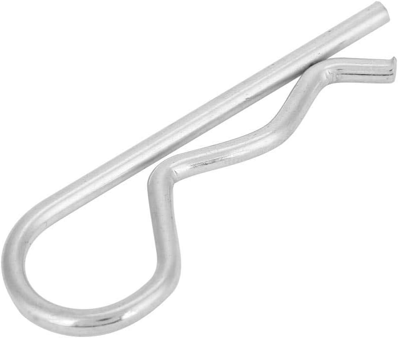 10Pcs High Quality Zinc B Type Cotter Pin Tractor Pin Clips Fastener Assortment Hitch Spring Clips Hair Pin(#3)