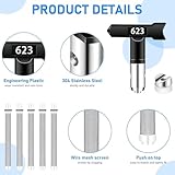 12 Pcs Airless Paint Sprayer Gun with Nozzle Guard 5 Spray Tips and 5 Airless Paint Spray Gun Filter for Airless Spraying Machine Paint Accessories (211,313,415,517,623) - Image 5