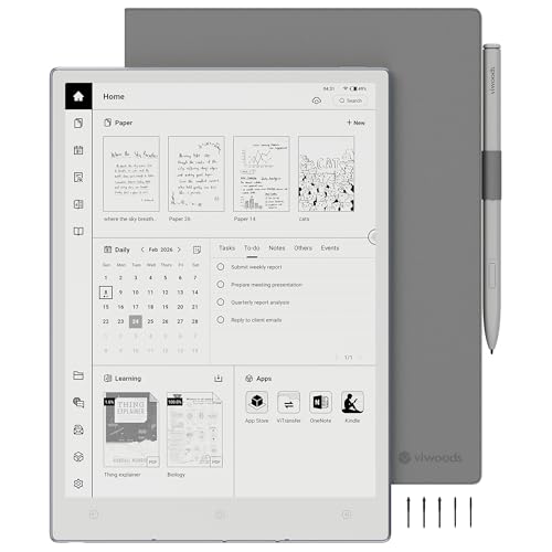 VIWOODS Upgraded Bundle with AiPaper, Stylus Pro and 5 Nibs,...