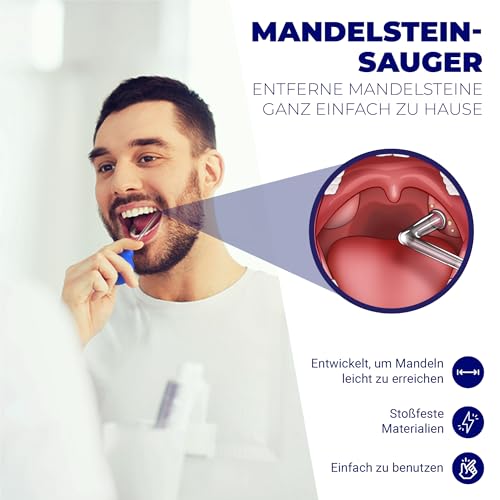 Oravix Mandelsteine Schröpfglas, Mandelsteine Entfernen Sauger, Mundgeruch Bekämpfen, Mandelstein Entferner, Tonsillenstein Entferner Sauger, Schröpfglas Mandelstein Gegen Mundgeruch, Mundhygiene