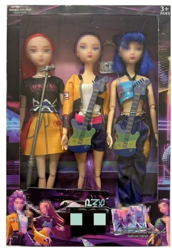 K Pop Demon Set – Muñecas Kpop Demon, Articulaciones Móviles, Trajes intercambiables y Ca, para fans y niños a partir de 6 años