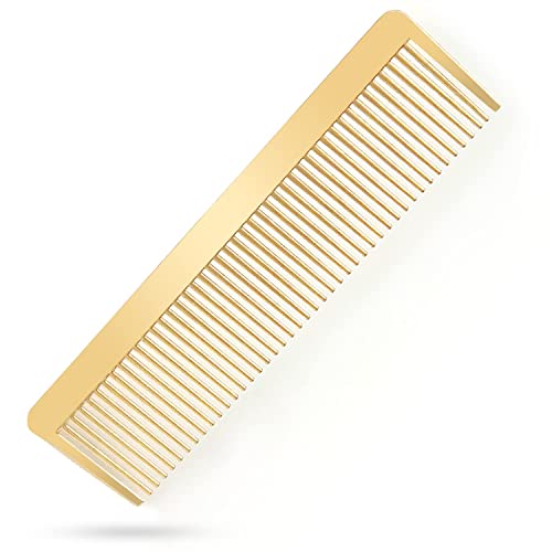 Peine de pelo dorado con bolsillo Cover