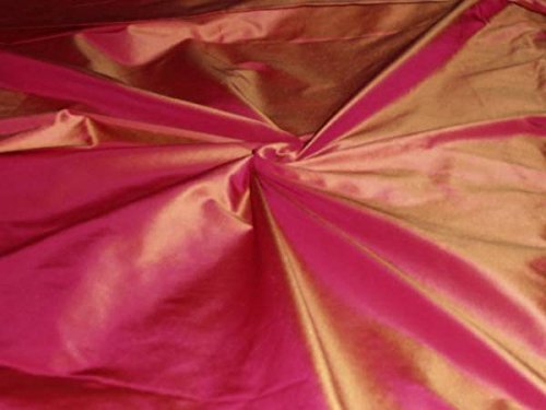 Taffetas de soie Fandango rose moutarde 50 mm pour structurer vos finitions couture