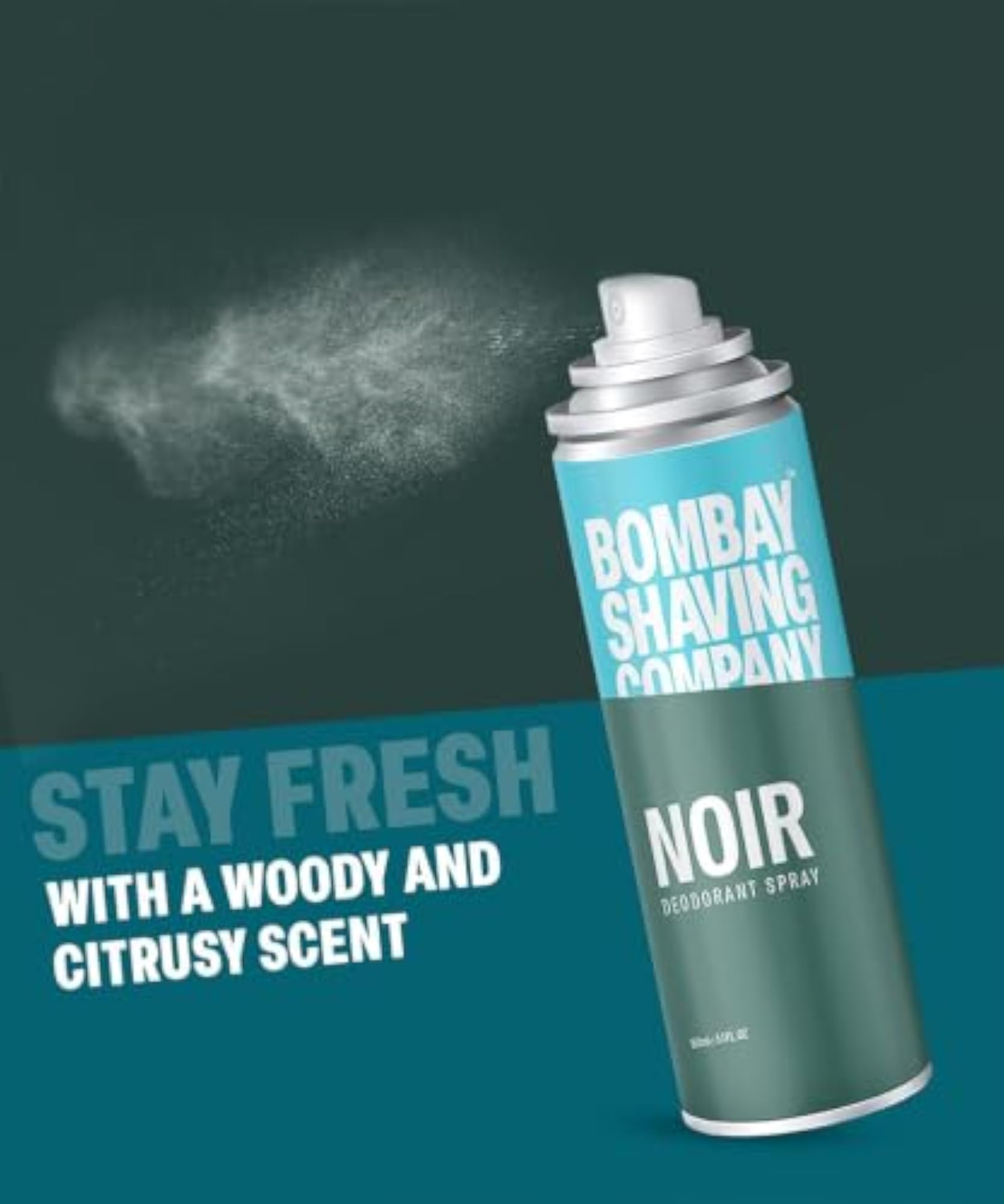 Bombay Shaving Company Desire & Noir Deodorant Spray for Men, 150ml