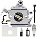 Savior C1Q-S57B Replacement Carburetor with Fuel Oil Filter Fuel Oil Line Spark Plug Air Filter for STIHL MS170 MS180 017 018 Carb Zama Chainsaw 1130-120-0603