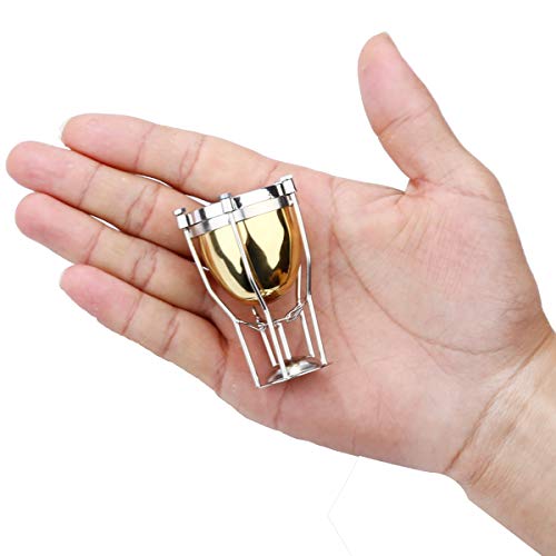 Seawoo Miniature Timpani With Case Mini Percussion Musical Instrument Mini Timpani Miniature Dollhouse Model Christmas Ornament And Gift (Timpani) #TOP1