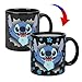 Disney Stitch Breaking Barrier 16 Oz Heat-Reactive Black Ceramic Mug