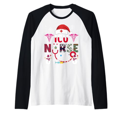 Enfermera UCI Camiseta Manga Raglan