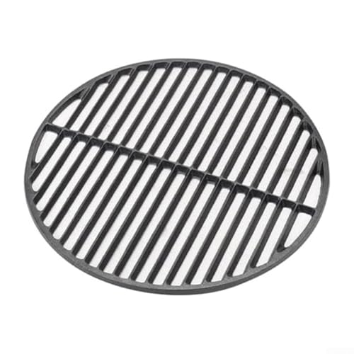 Żeliwny ruszt do grillowania 17 cm, zamiennik kratki do grillowania okrągłych i kulowych, idealny do grilla na świeżym powietrzu i akcesoriów do grillowania 25 cm