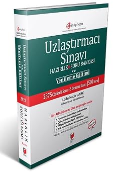 Uzla t rmac  S nav  Haz rl k + Soru Bankas  ve Yenileme E itimi 2375  z ml  Soru + 5 Deneme S nav  500 Soru