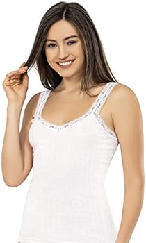 Women Stylish Fancy Basic Super Soft 100% Cotton Cami Tank Top