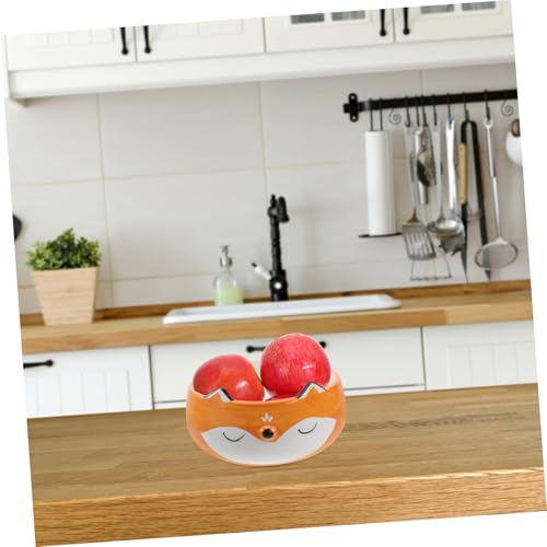 Bol à salade en céramique compatible micro-ondes résistant et mignon - 5