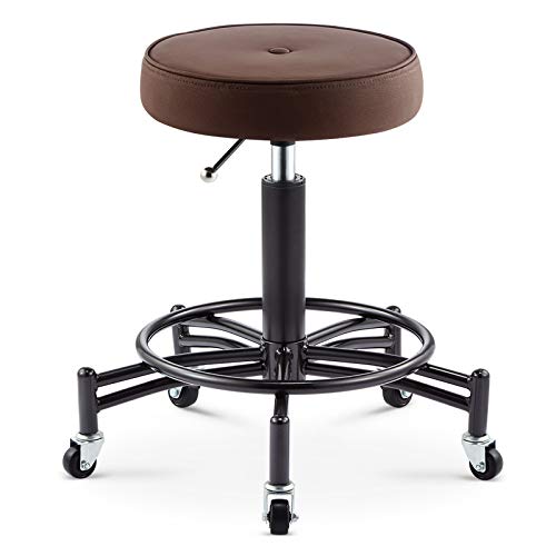 Tabouret de maquillage pour onglerie réglable en hauteur à roulettes