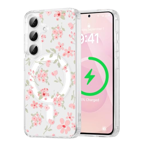Coque Samsung A54 5G fleur rose, la protection chic pour vos sorties