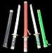 TukTek Kids First Set of 3 Toy Ninja Swords with Sheath Costume Accessory 24” Plastic Samurai Sword for Boys & Girls