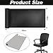 RANJIMA Kunstleder Meterware 200 x 140cm, Wasserdicht Schwarz Leder Stoff Gekörnt Lederimitat Texturiert Lederstoff Meterware, Kunst Leder Risse Reparatur Bezugsstoff für DIY Autositze Sofa Sitzbank
